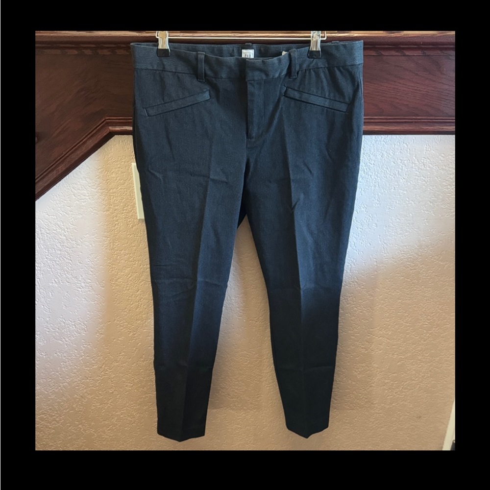 GAP Charcoal Skinny Ankle Dress Pants Womens Size 12 Business Casual Office Wear